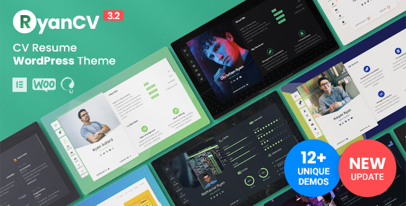 RyanCV – CV Resume WordPress Theme